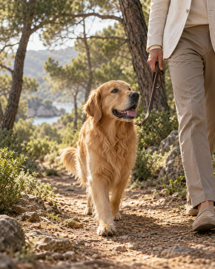Comment promener son chien : une routine calme et adaptée