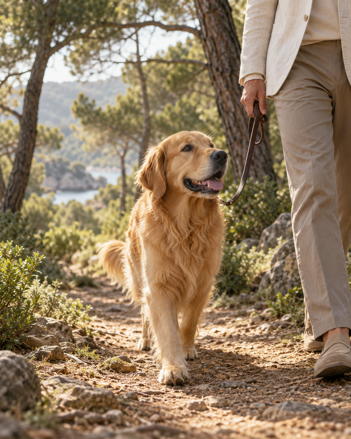 Comment promener son chien : une routine calme et adaptée