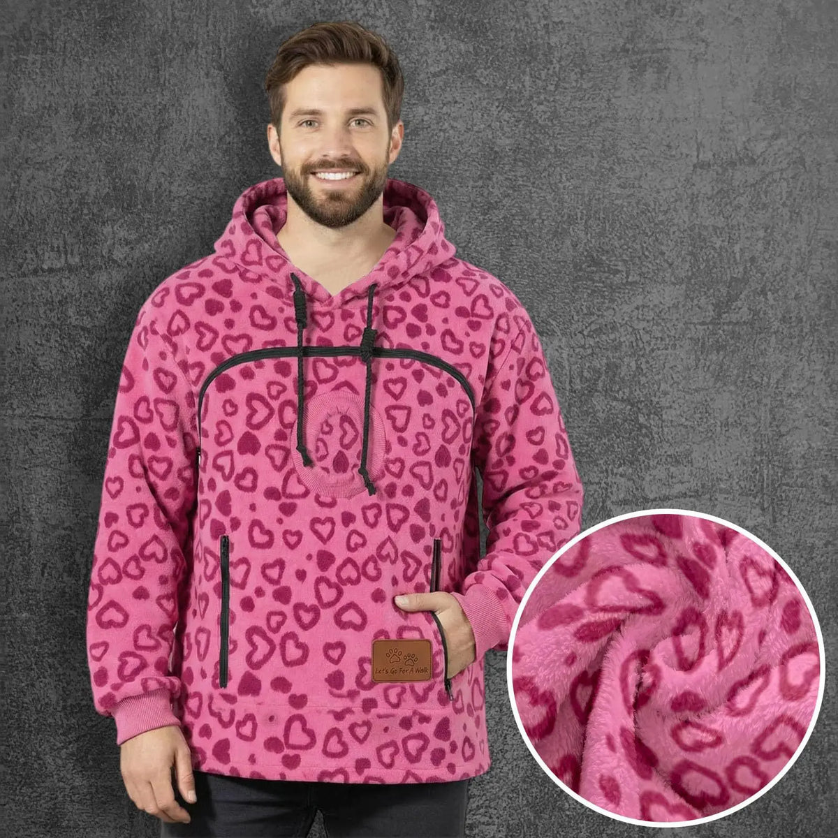 Sudadera informal con capucha, manga larga y cremallera completa para llevar sobre otras prendas