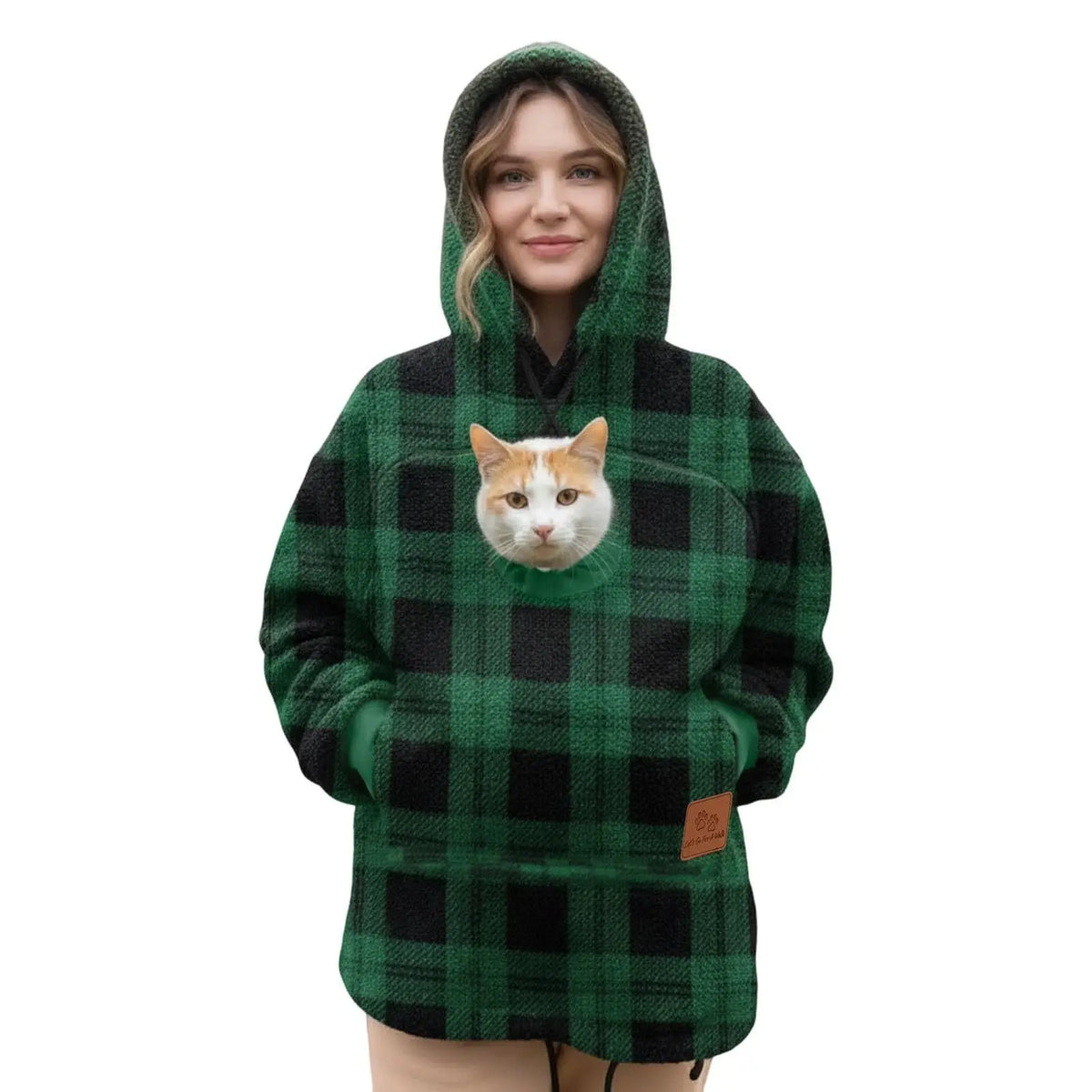 Sudadera informal con capucha, manga larga y cremallera completa para llevar sobre otras prendas